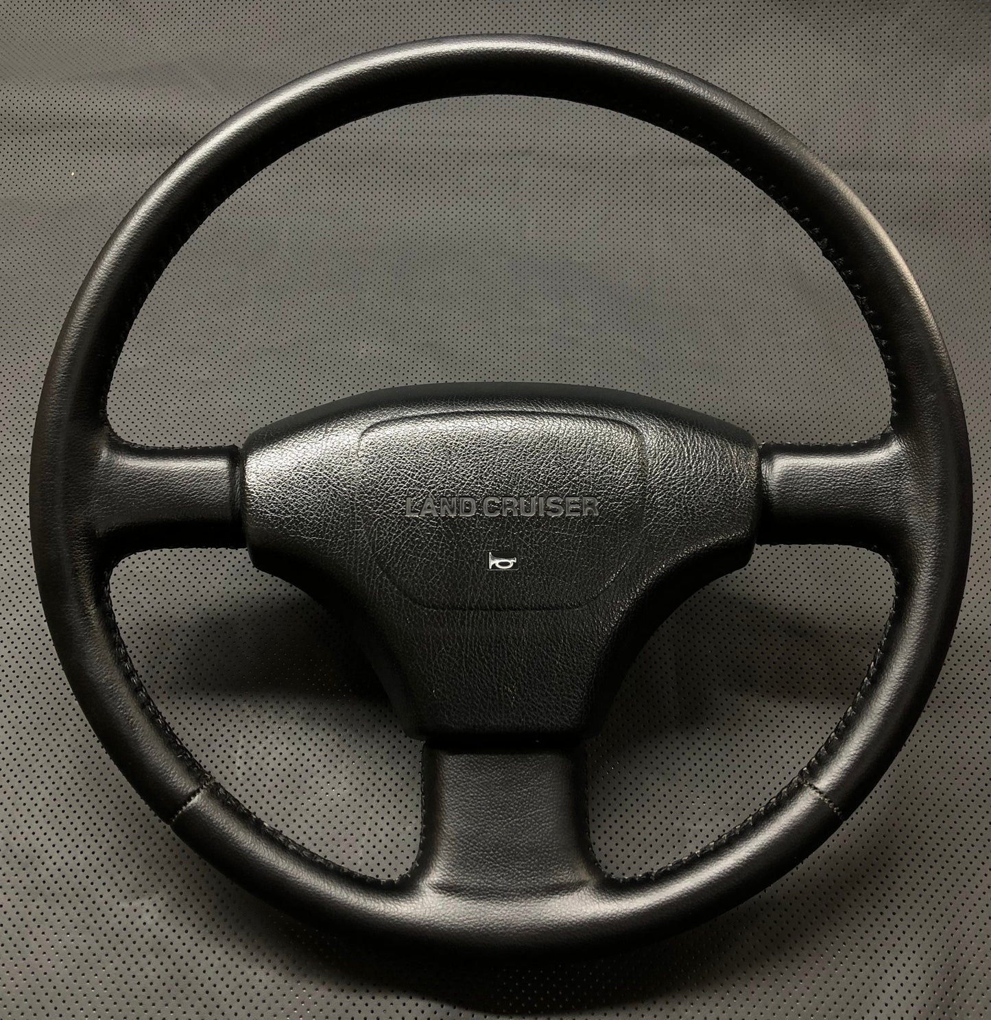 JDM Toyota Land Cruiser 80 Series FJ80 FZJ80 OEM Steering Wheel Fresh Stitched