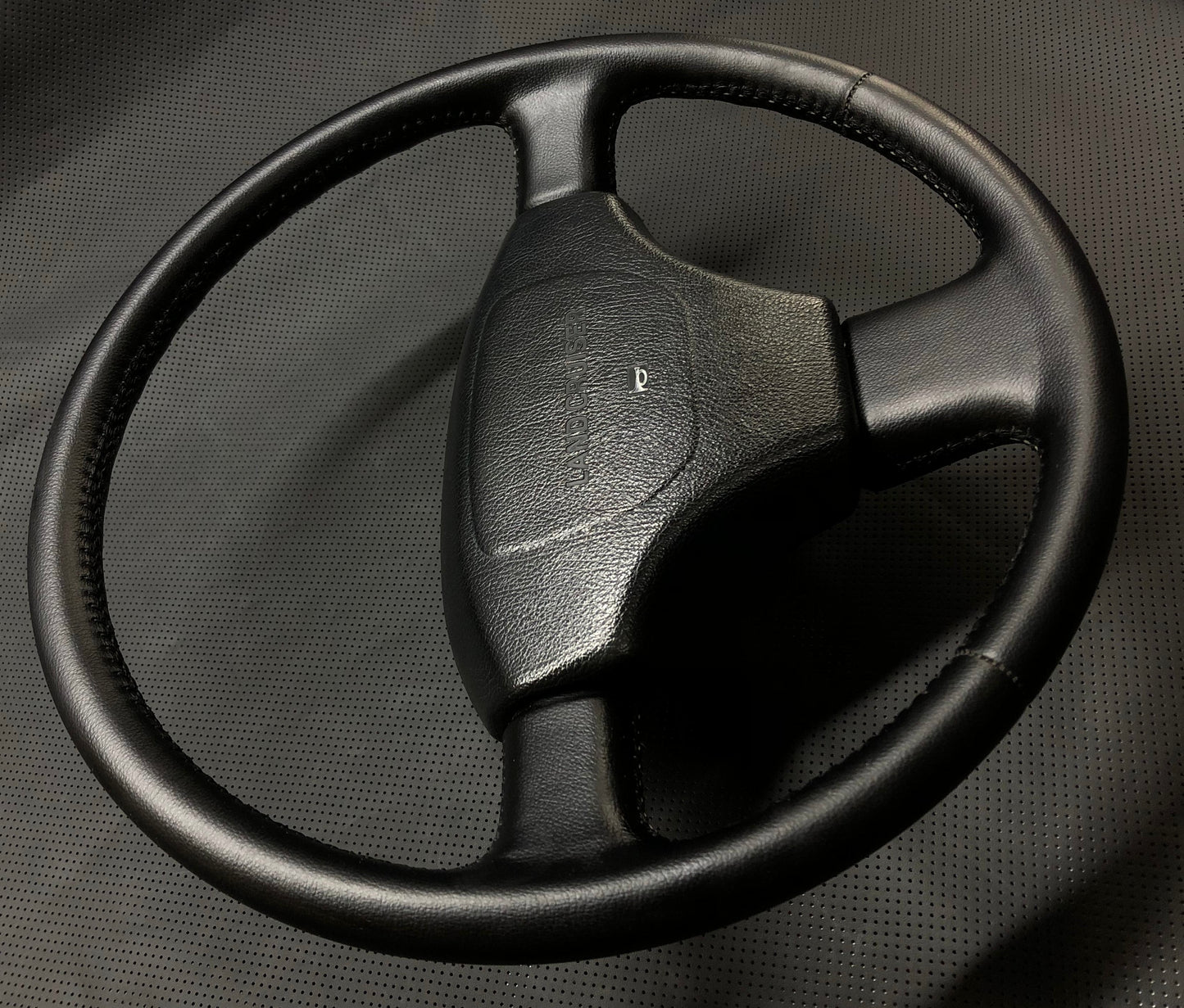 JDM Toyota Land Cruiser 80 Series FJ80 FZJ80 OEM Steering Wheel Fresh Stitched