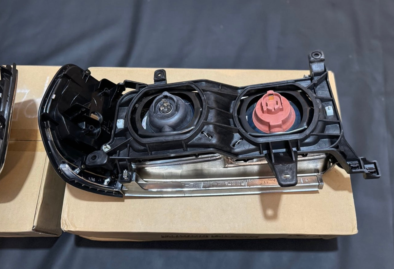 NOS Toyota Land Cruiser 80 Series Complete 4 Eye Quad Headlights Set NEW JDM