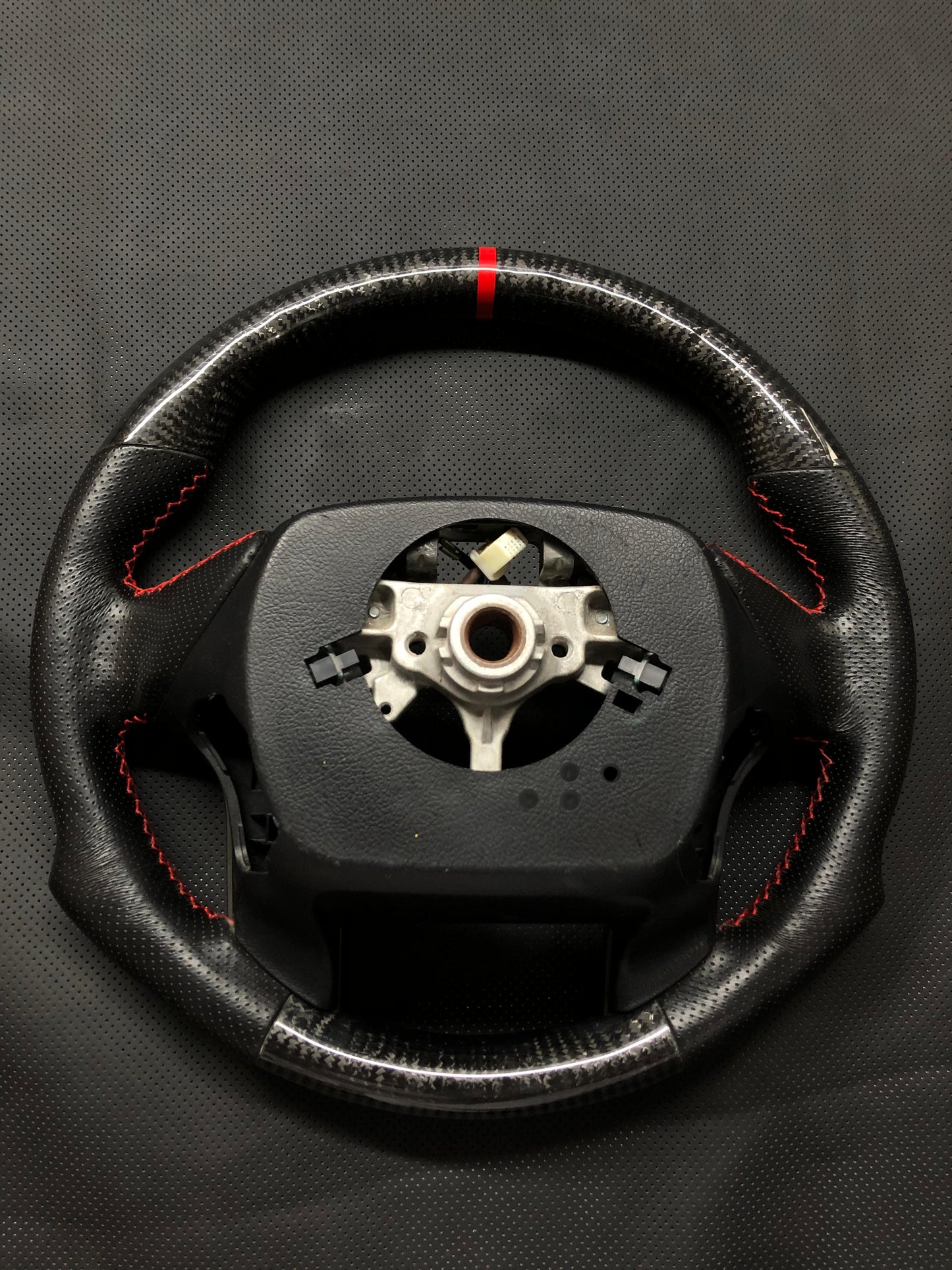 Toyota 4runner Tundra Tacoma Sequoia OEM TRD Customized Real Carbon Fiber Steering Wheel 2009-2021