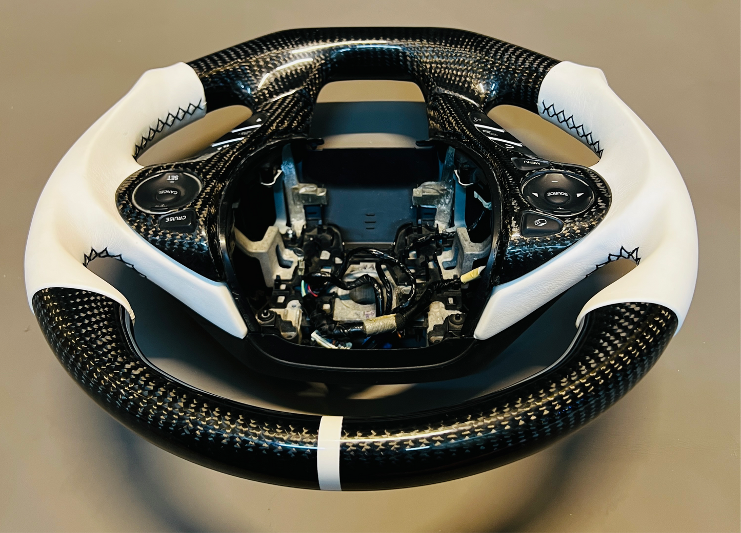 9th Gen Honda Accord 2013-2017 Real Carbon Fiber Custom Steering Wheel