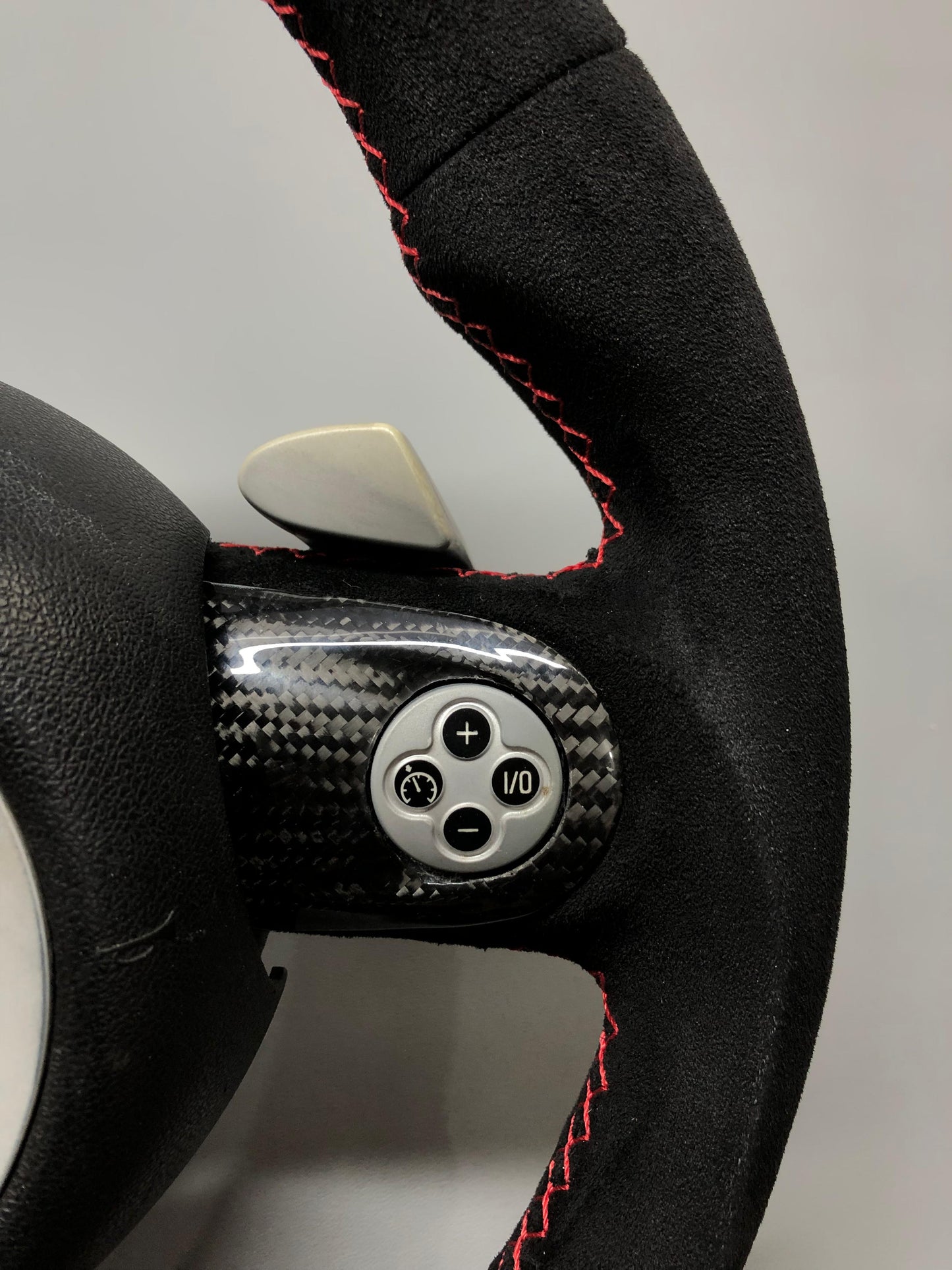 BMW MINI Cooper R55 R56 R60 JCW Customized Black Suede Steering Wheel