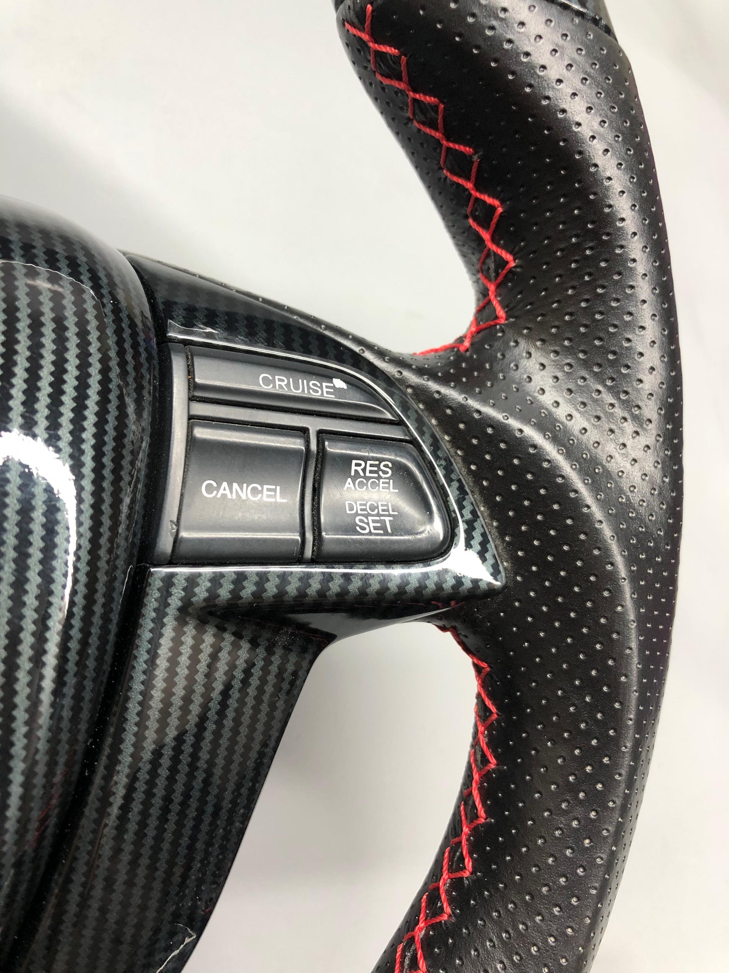 8th Gen Honda Accord Coupe 2008-12, Odyssey 2011-17 Hydro Dip Carbon Steering Wheel