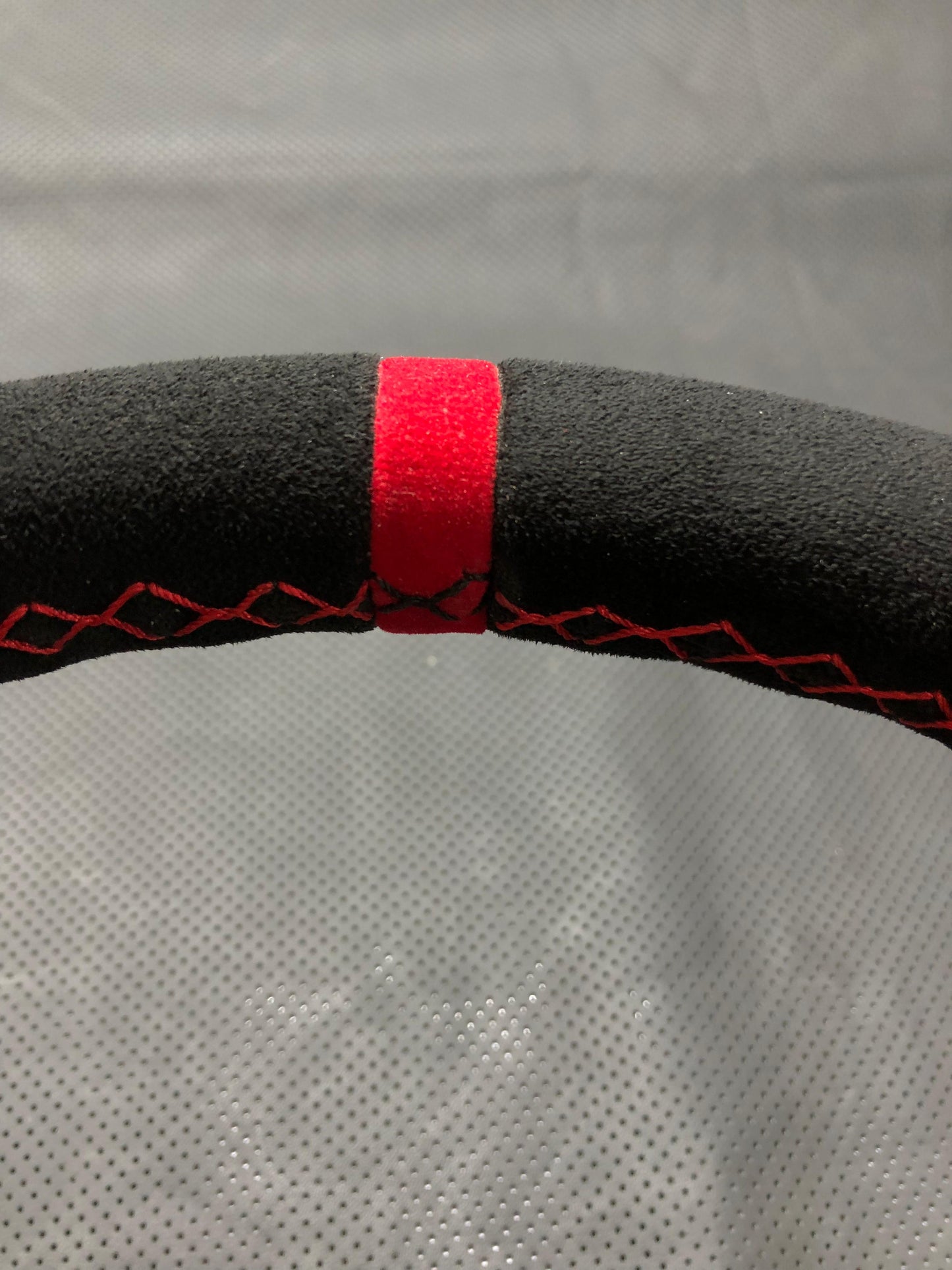 2007-2013 MITSUBISHI OUTLANDER Fresh Suede Leather Stitched Steering Wheel