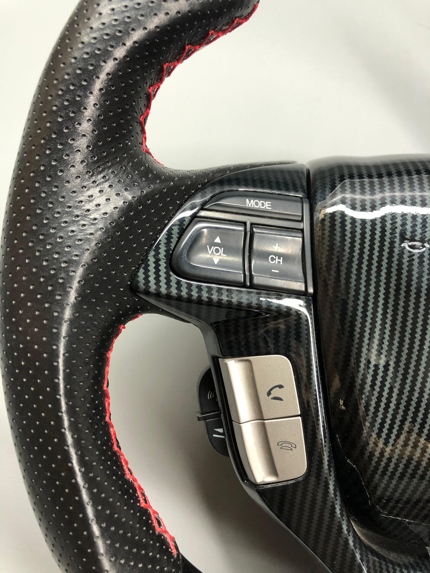 8th Gen Honda Accord Coupe 2008-12, Odyssey 2011-17 Hydro Dip Carbon Steering Wheel