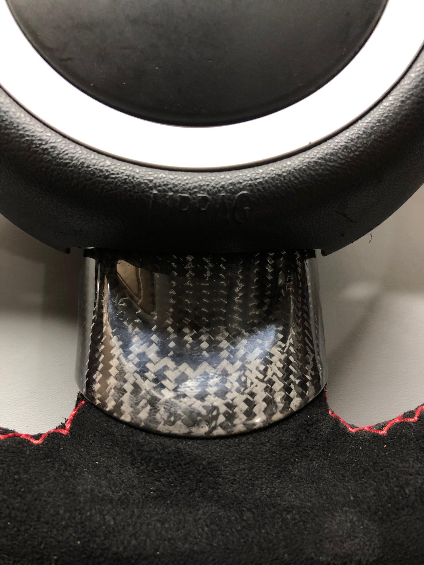 BMW MINI Cooper R55 R56 R60 JCW Customized Black Suede Steering Wheel