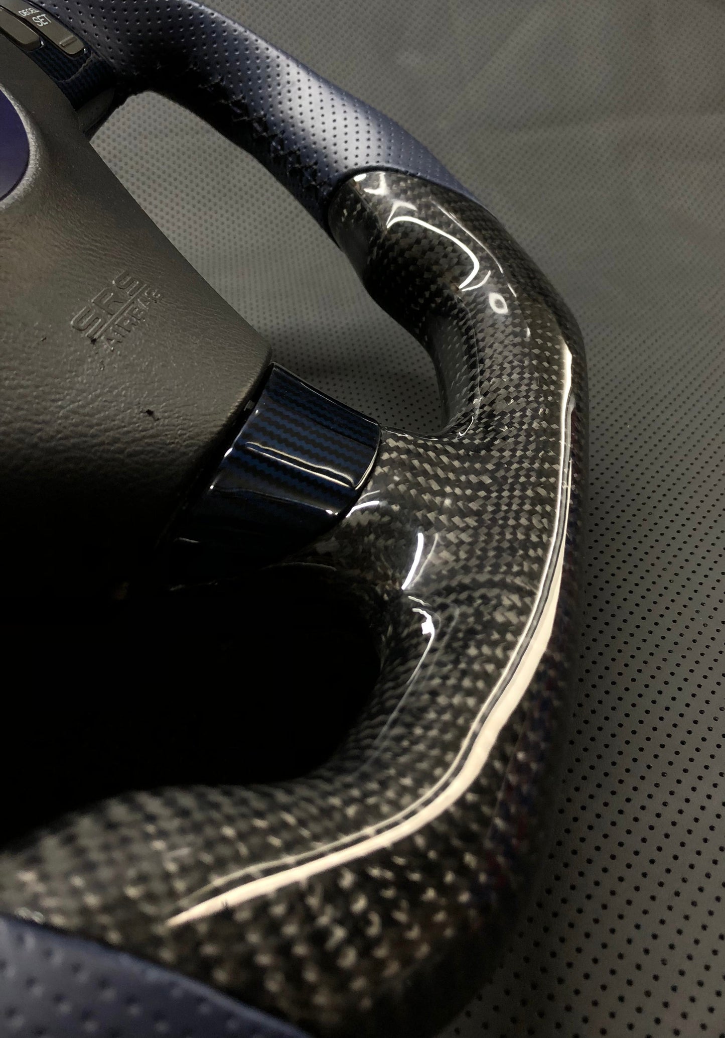 HONDA ACCORD CL7 CL9 ACURA TSX 2004-2008 Real Carbon Fiber Steering Wheel