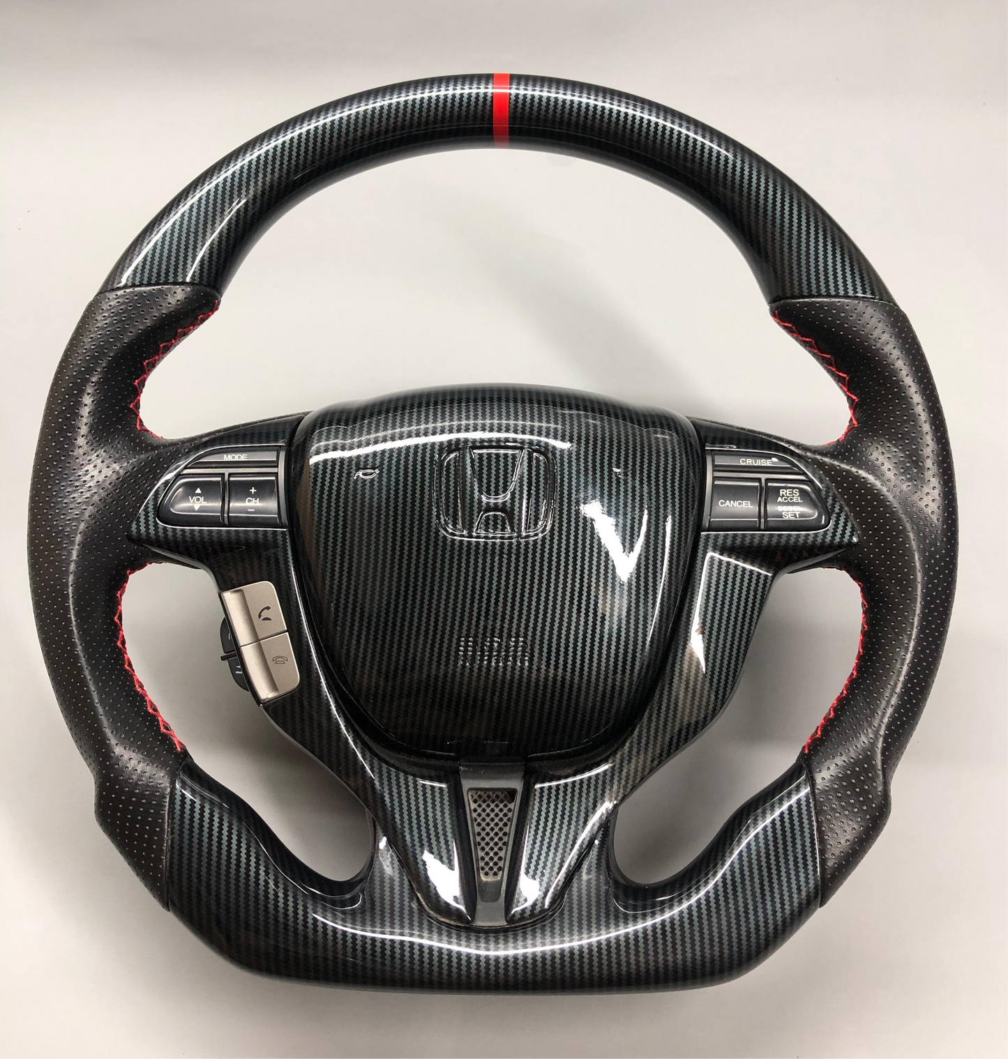8th Gen Honda Accord Coupe 2008-12, Odyssey 2011-17 Hydro Dip Carbon Steering Wheel