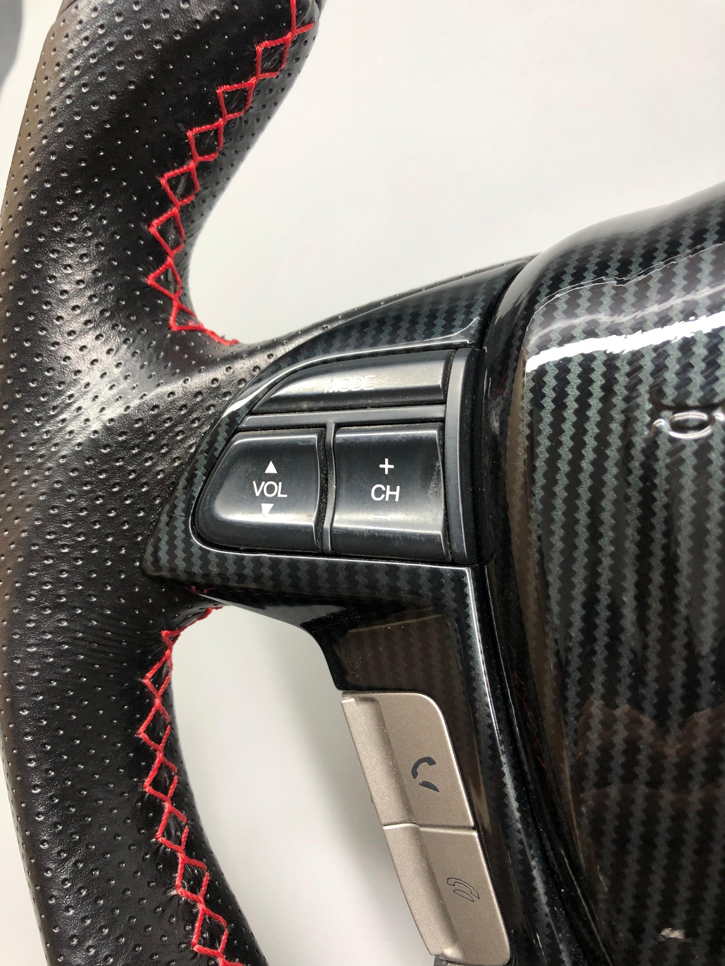 8th Gen Honda Accord Coupe 2008-12, Odyssey 2011-17 Hydro Dip Carbon Steering Wheel