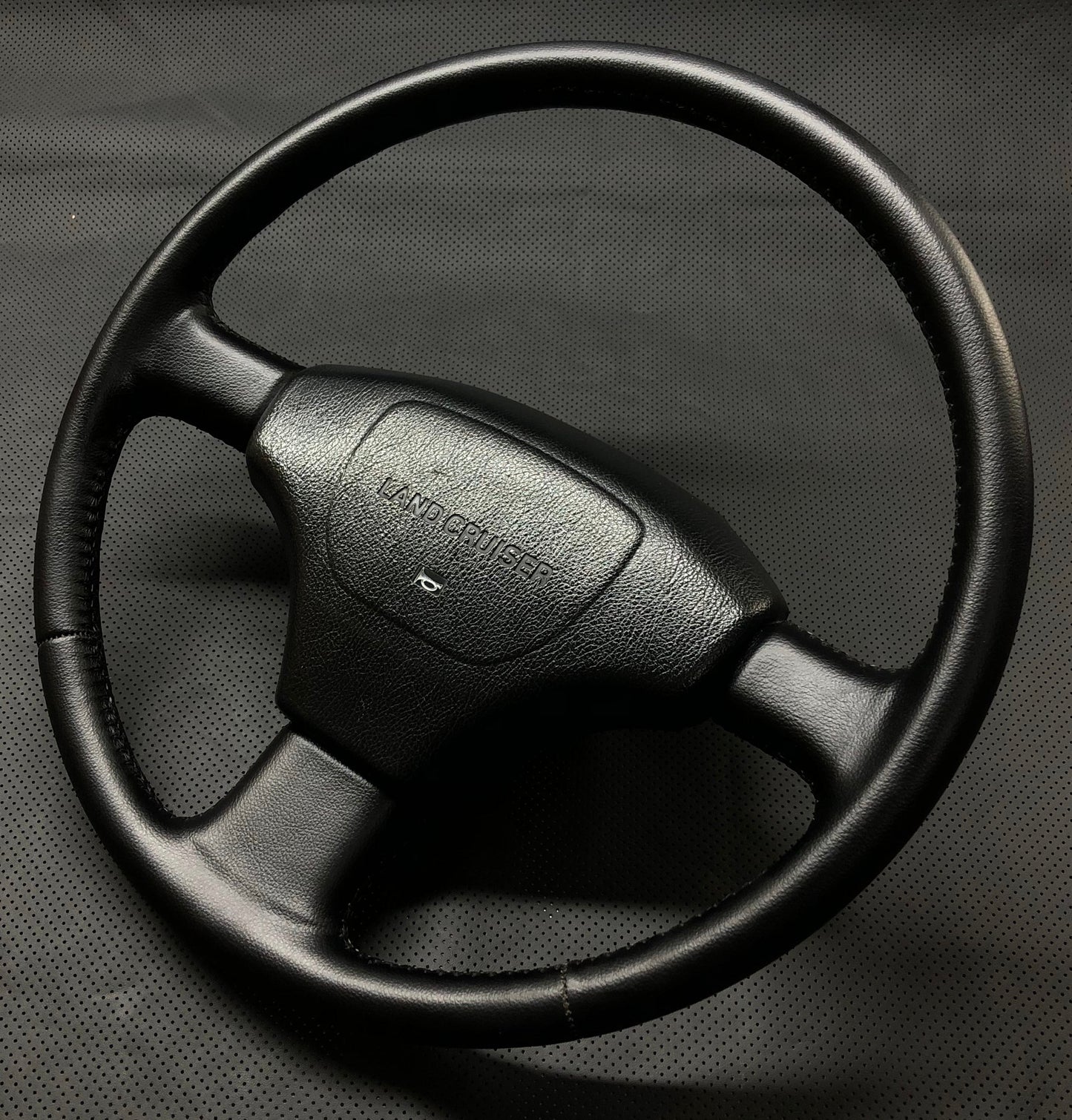 JDM Toyota Land Cruiser 80 Series FJ80 FZJ80 OEM Steering Wheel Fresh Stitched
