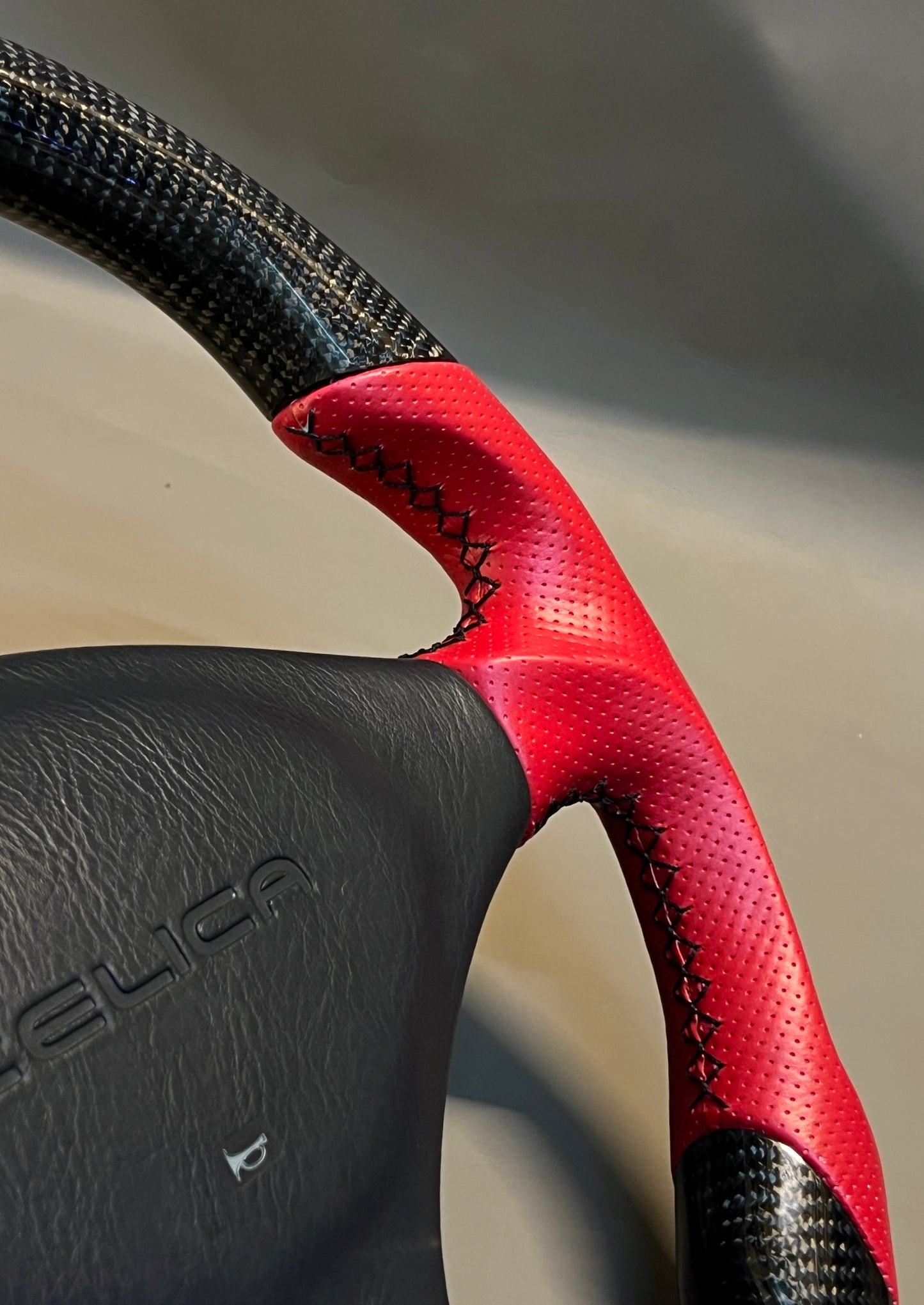 Toyota Celica ST185 GT4 Flat Bottom Real Carbon Fiber Custom Steering wheel