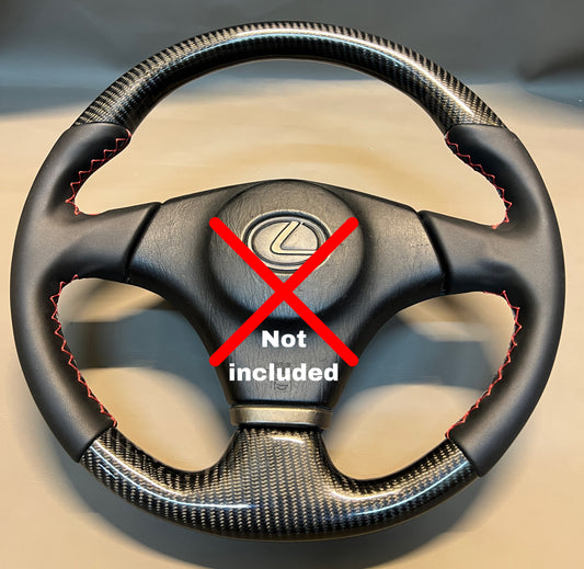 Toyota Altezza SXE10 LEXUS IS200 IS300 Supra JZA80 JZX100 Real Carbon Fiber Custom Steering Wheel
