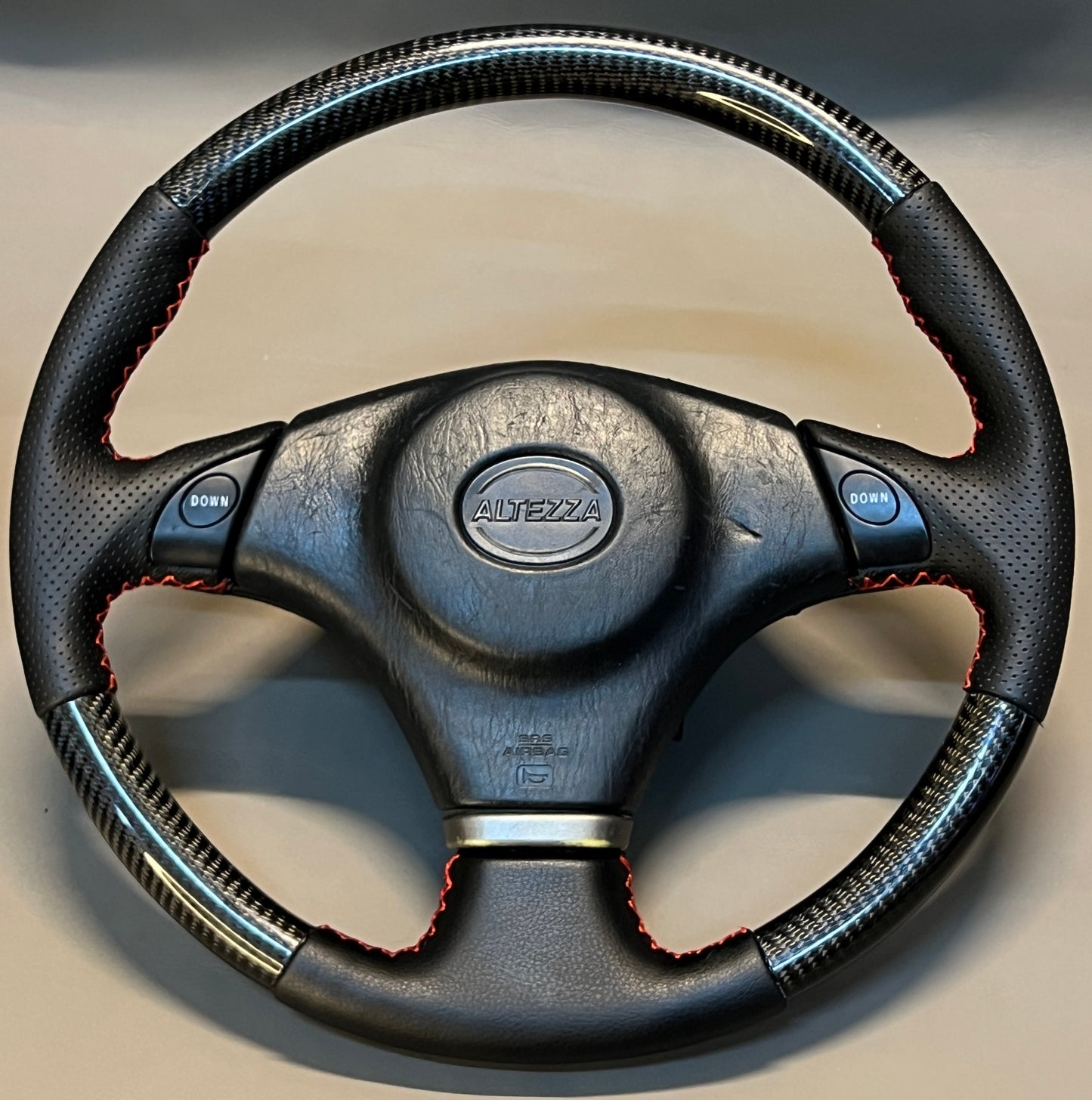Toyota Altezza SXE10 LEXUS IS200 IS300 Real Carbon Fiber Custom Steering Wheel