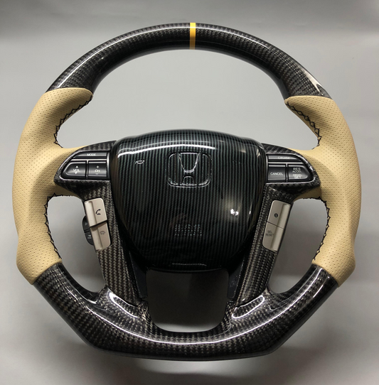 8th gen Accord 08-12 / 09-15 Pilot / 11-17 Odyssey Carbon Fiber Steering Wheel