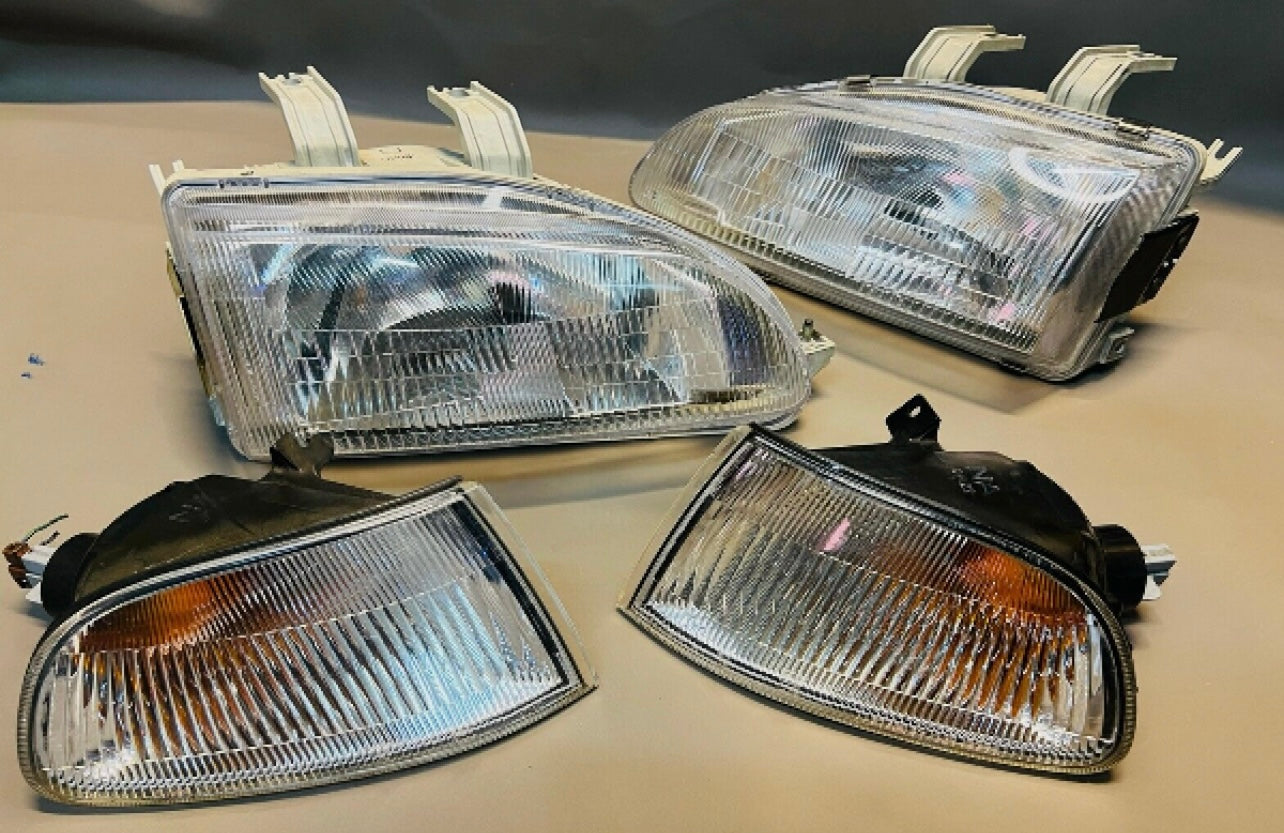 Honda CIVIC 92-95 EJ1 EJ2 EG5 EG6 Hatch Coupe Front Head lights Set OEM JDM