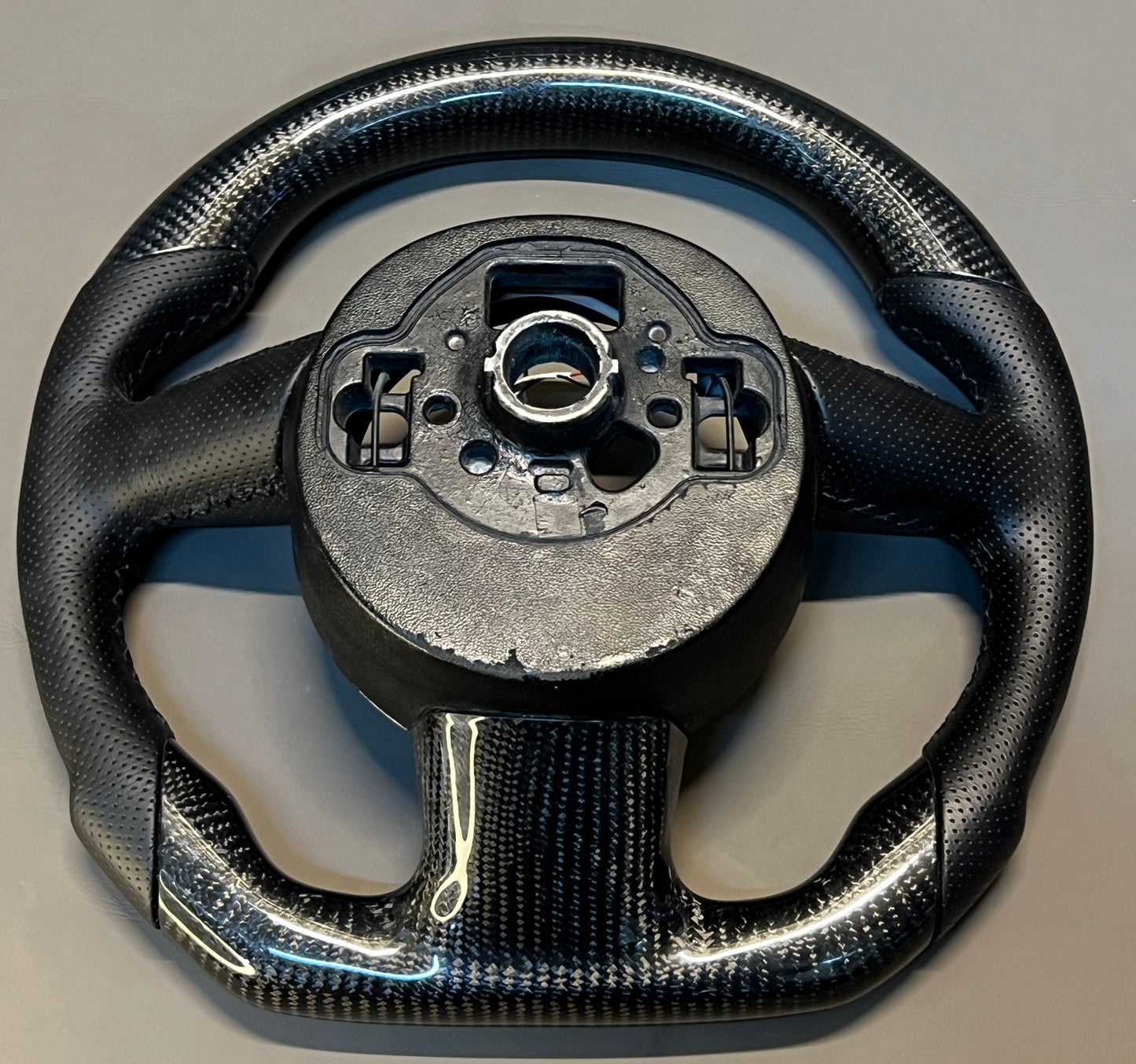 Carbon Fiber LED Display S-Line Sport Steering Wheel 2012-18 Audi A6 A7 S6 S7 A1