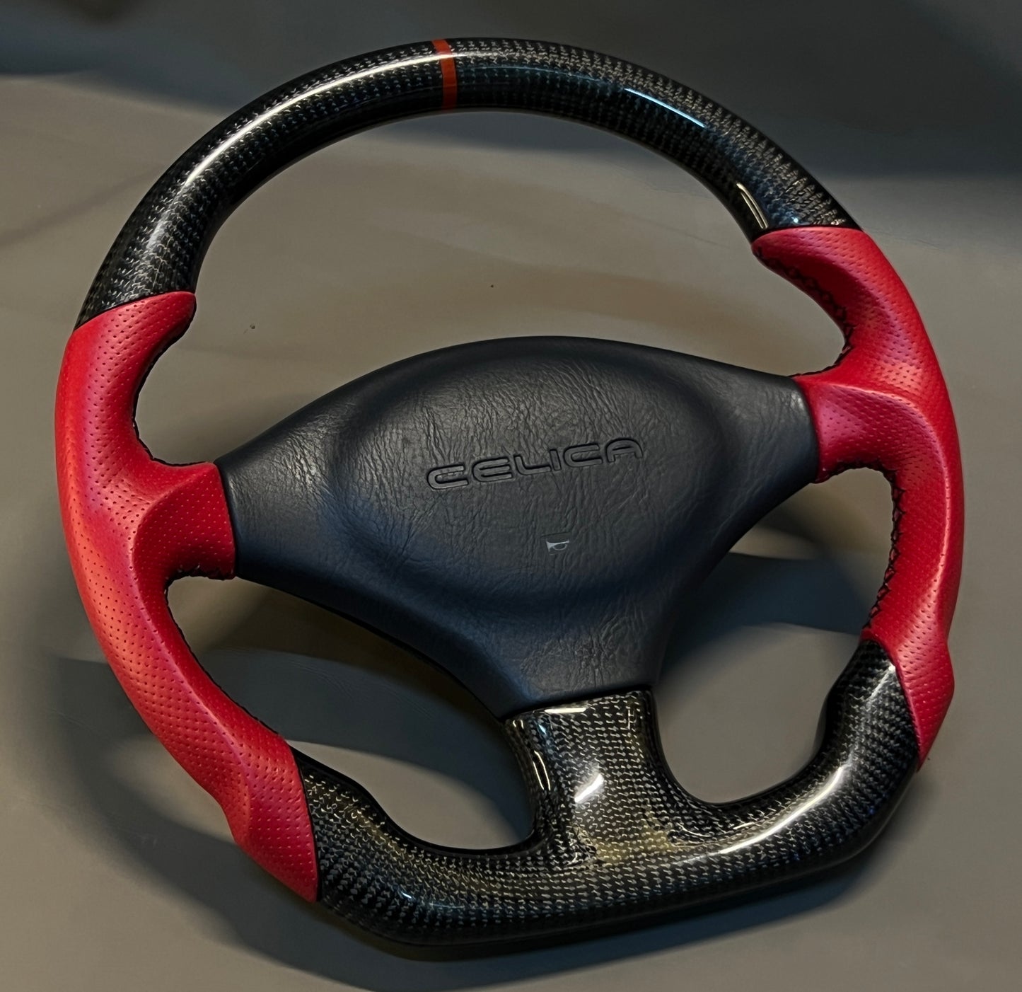 Toyota Celica ST185 GT4 Flat Bottom Real Carbon Fiber Custom Steering wheel