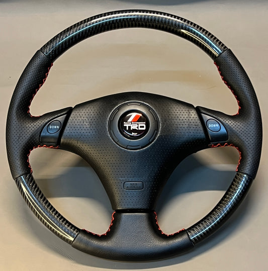 JDM Toyota MR-S MR2-Spyder ZZW30 Celica Real Carbon Fiber Custom Steering Wheel